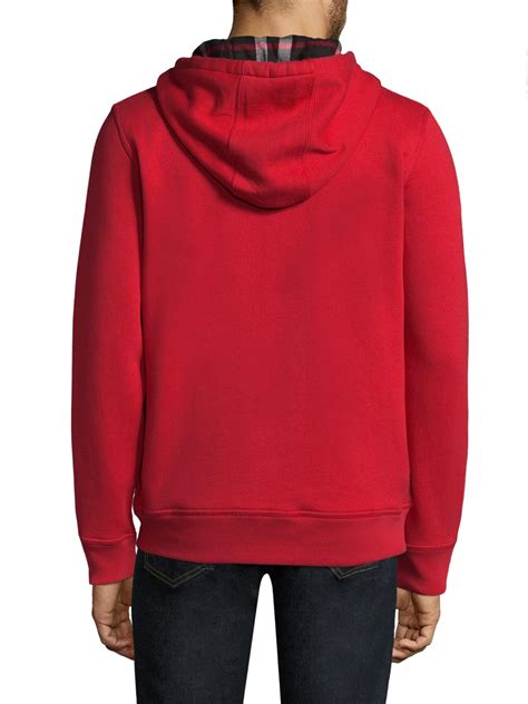 champion burberry hoodie